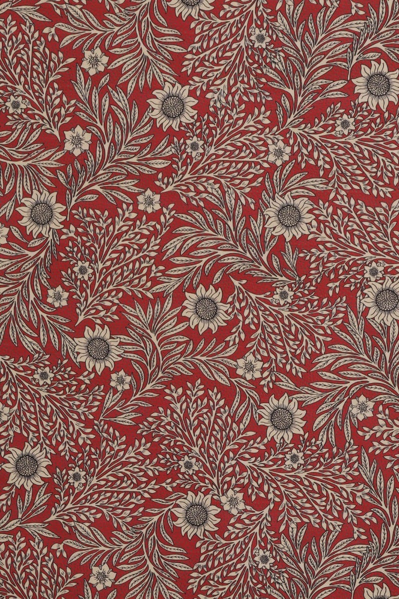 Floral red best sale