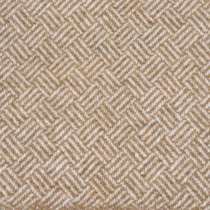 Bronte by Moon Parquet Camel Wool Throw