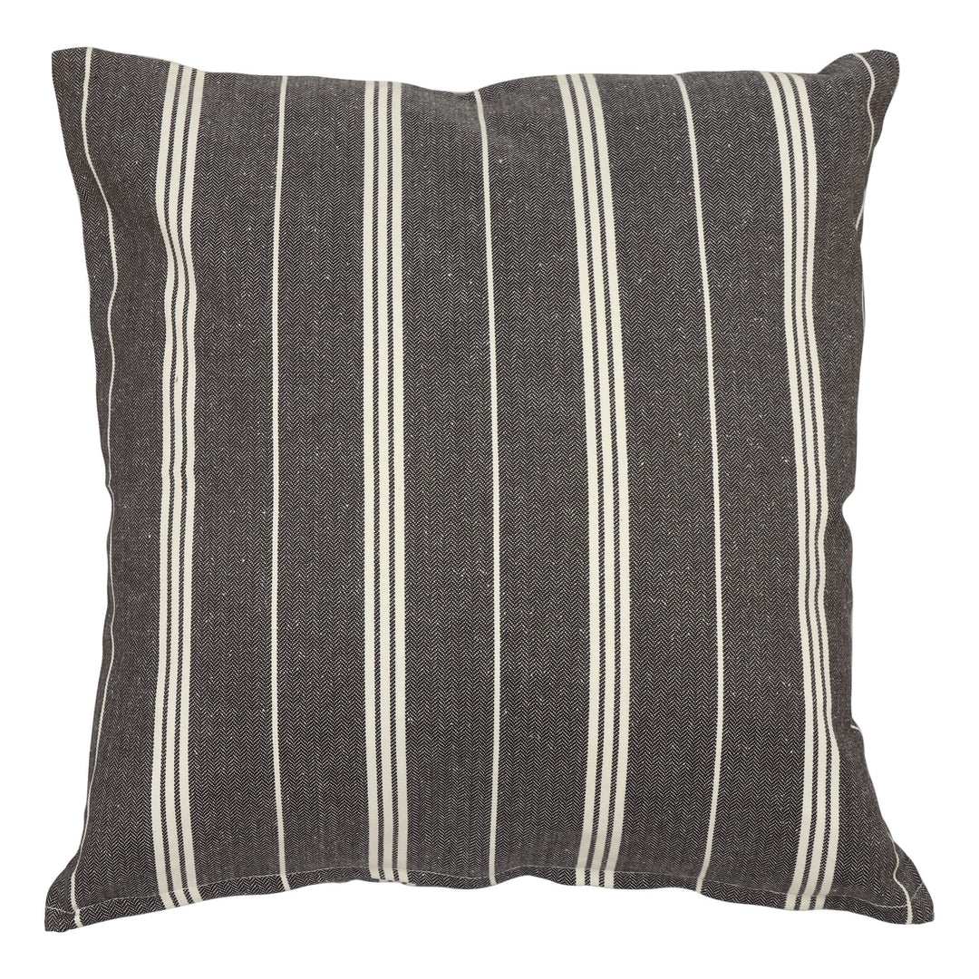 A2 Stripe Charcoal Grey Cushion Cover