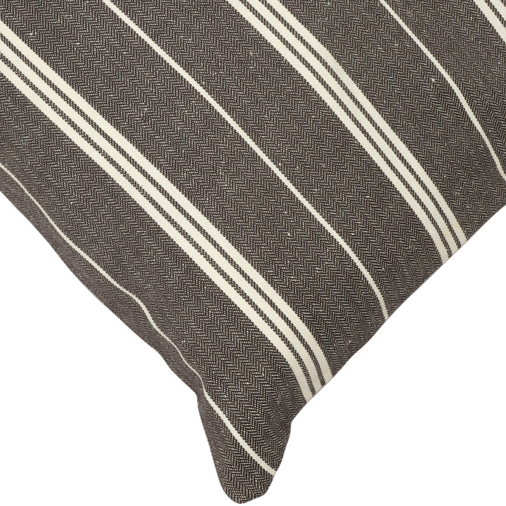 A2 Stripe Charcoal Grey Cushion Cover