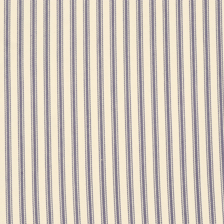 Luxury Ticking Stripe Navy 22" Cushion Cover