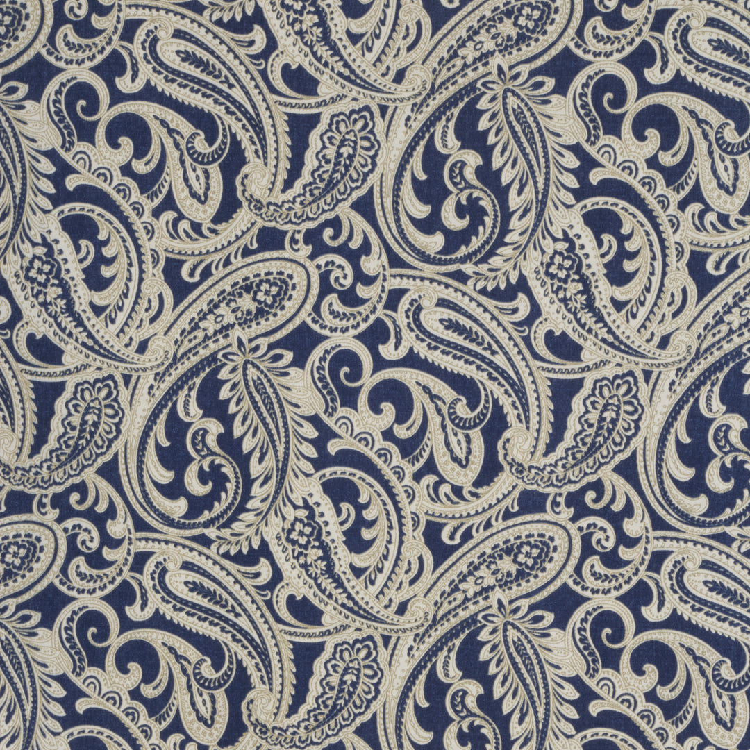 Amira Paisley Navy Fabric