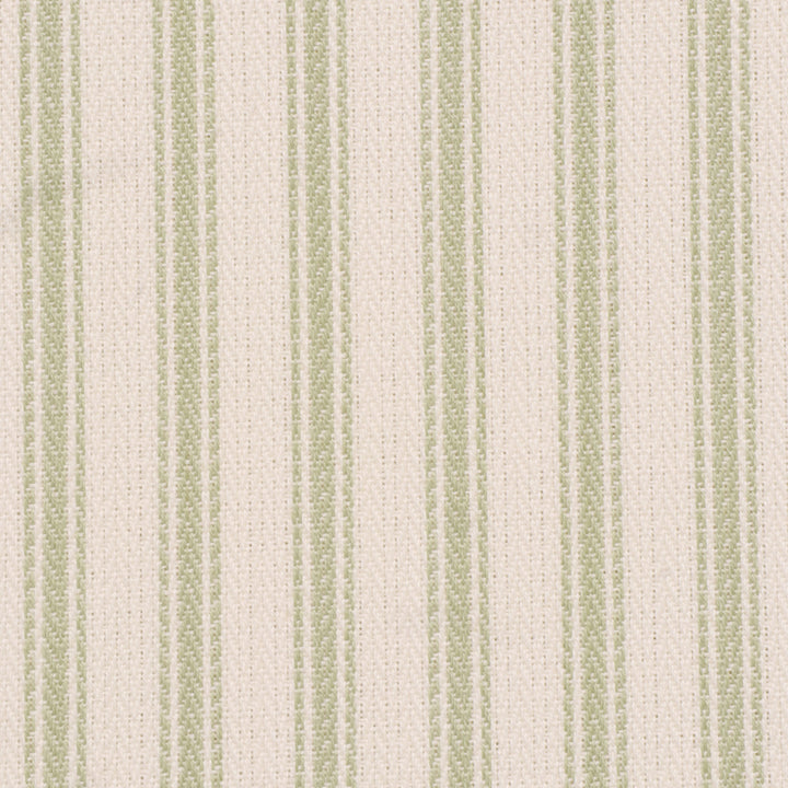 Foy Ticking Stripe Spring Green Fabric