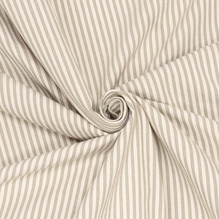 Pinstripe Beige Fabric