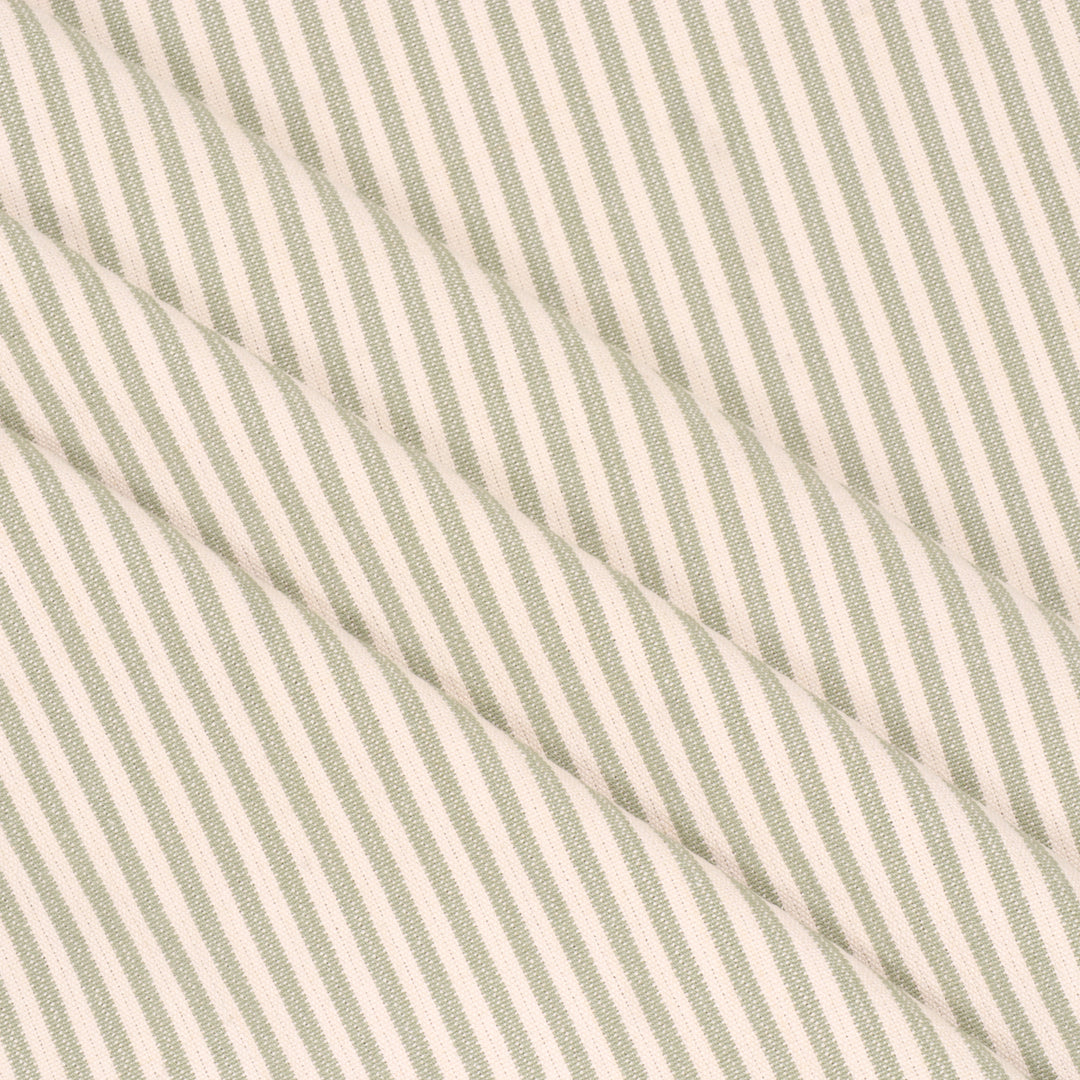 Cottage Stripe Olive Fabric