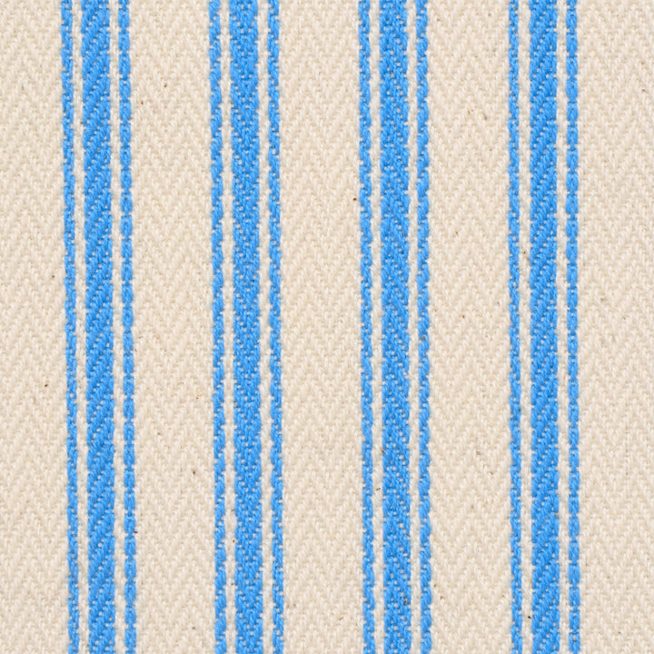 Kent Ticking Stripe Pacific Blue Fabric