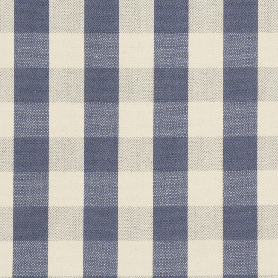 Croyde Check Blue Fabric