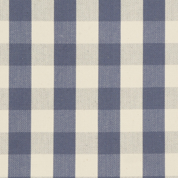 Clearance Croyde Check Blue Fabric