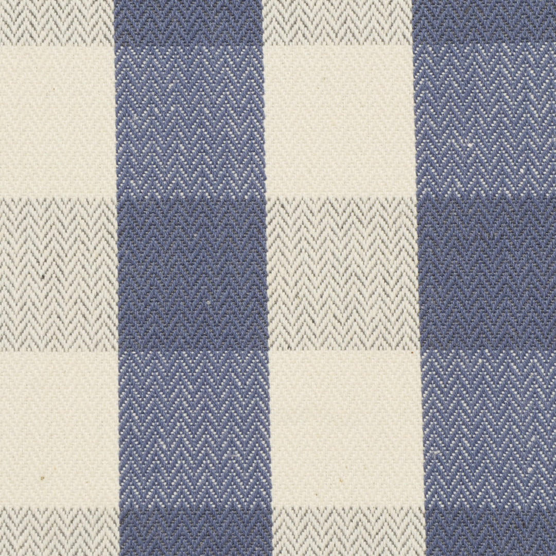 Croyde Check Blue Fabric