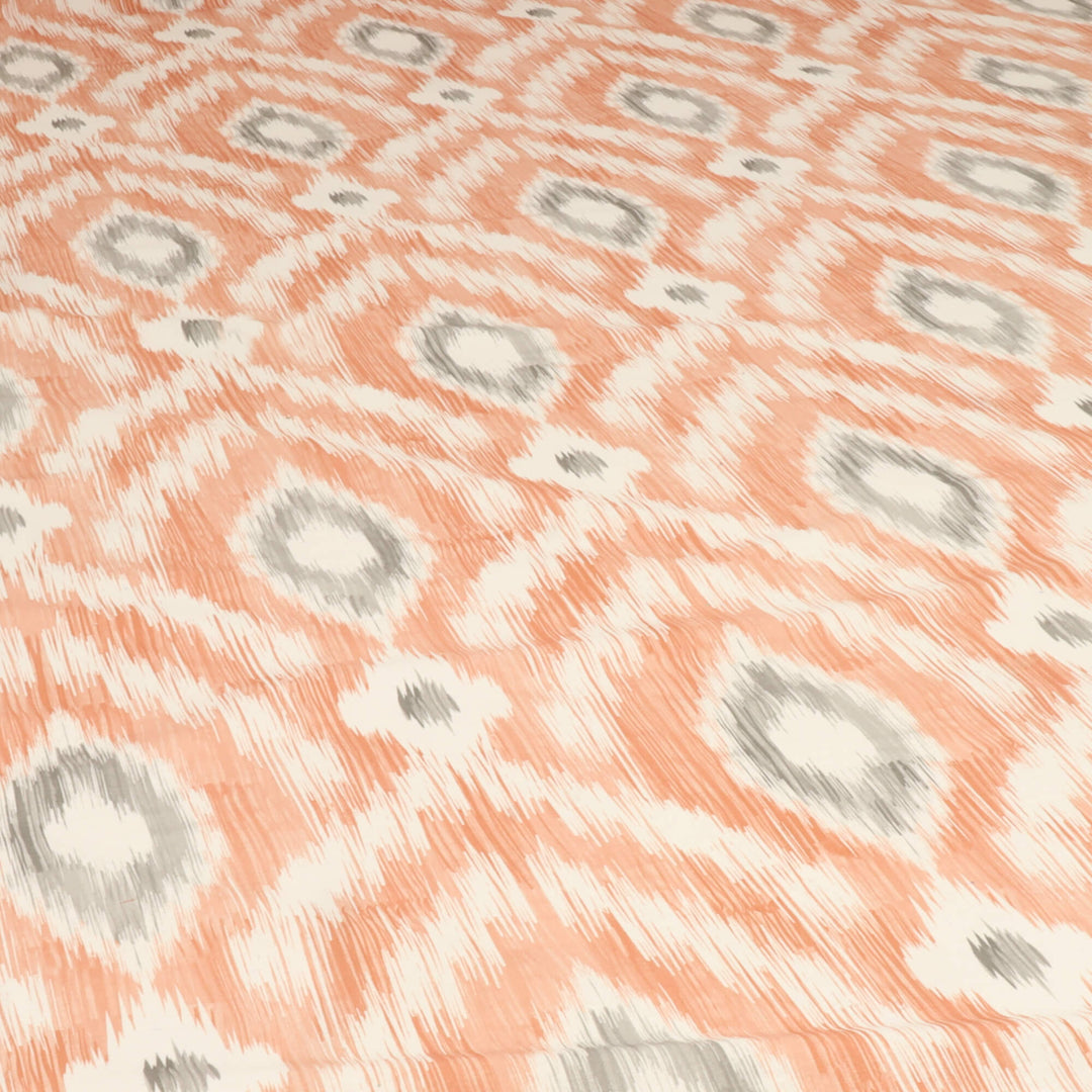 Rimini Ikat Coral Fabric