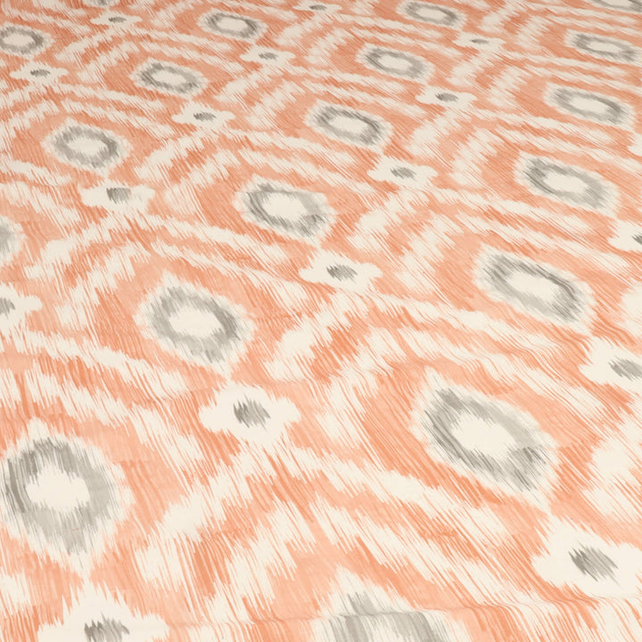 Rimini Ikat Coral Fabric