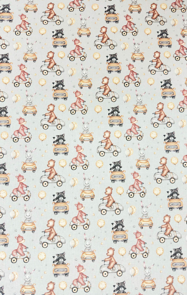 Woodland Racers Fabric