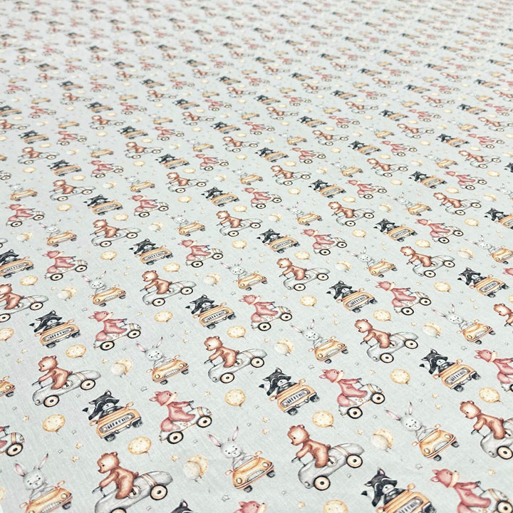 Woodland Racers Fabric