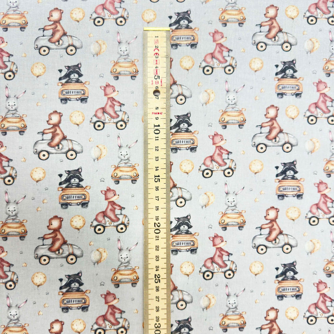 Woodland Racers Fabric