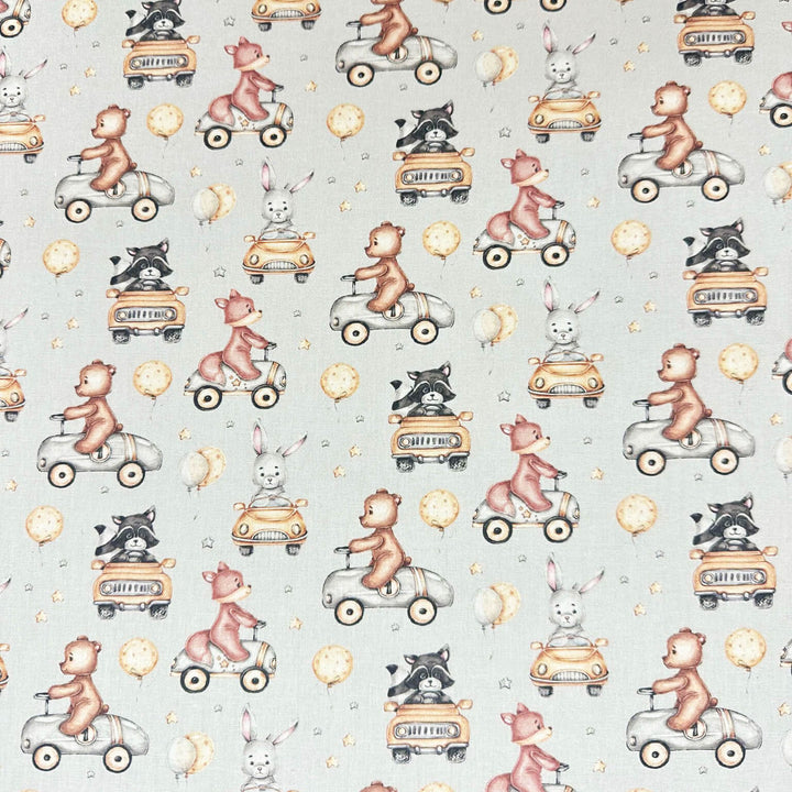 Woodland Racers Fabric