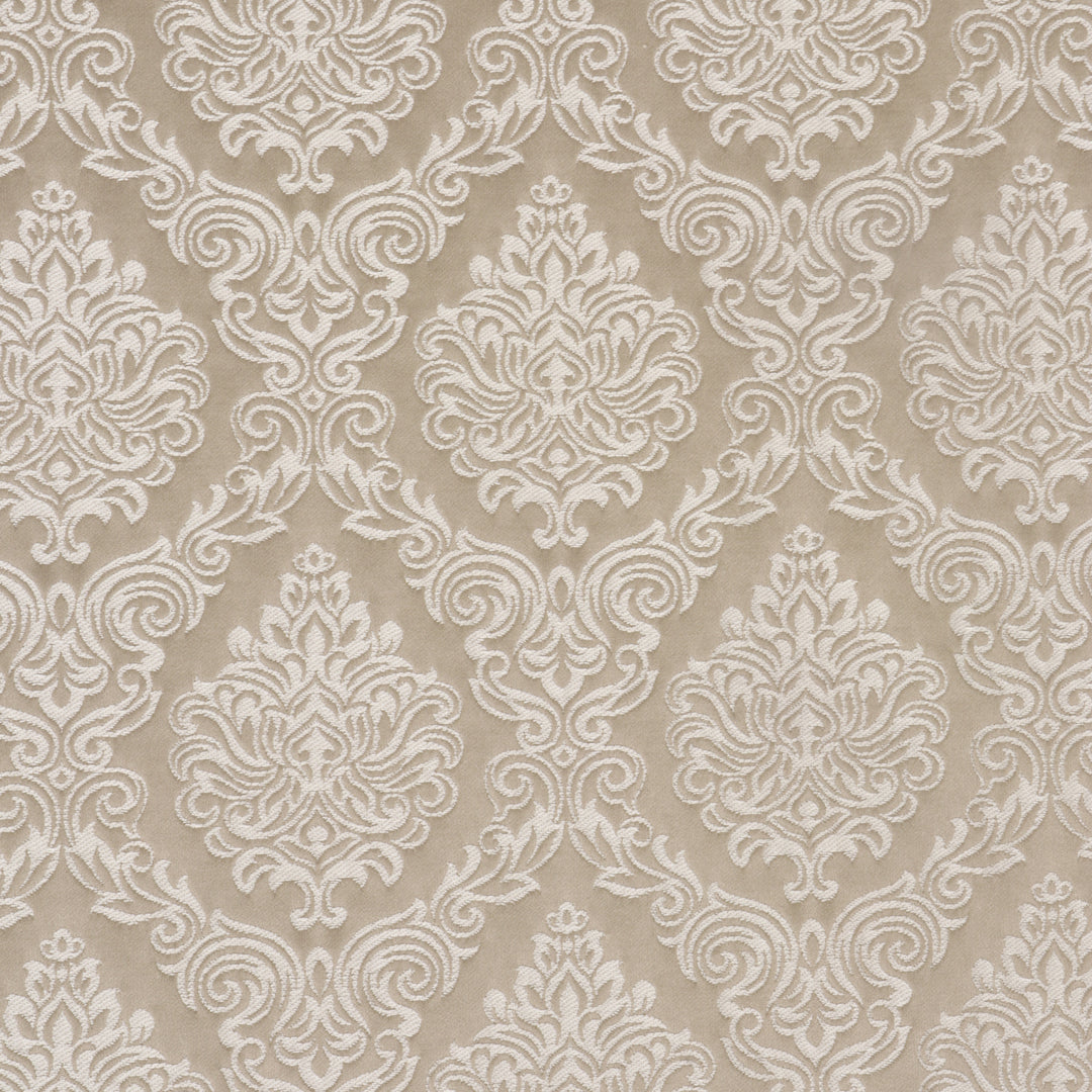 Belle Damask Mink Fabric