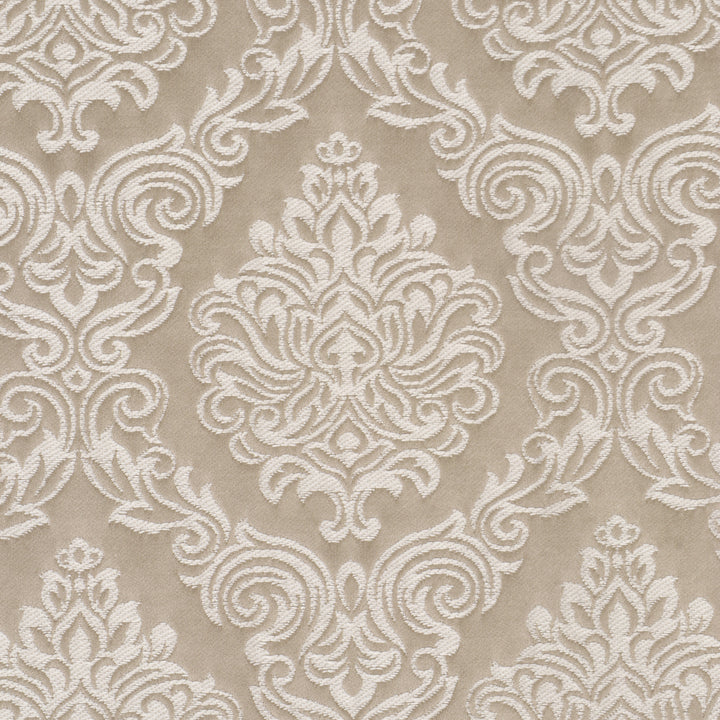 Belle Damask Mink Fabric