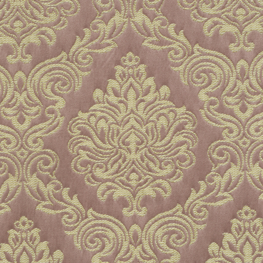 Belle Damask Lilac Fabric