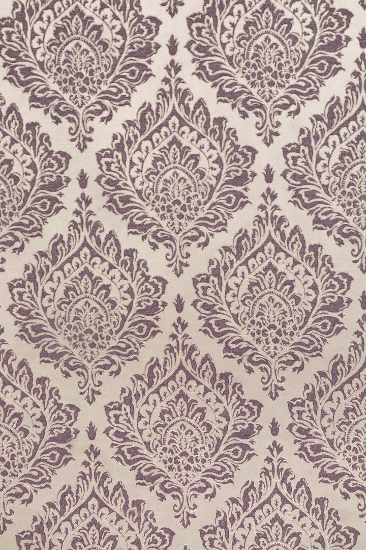 Desire Damask Plum Fabric