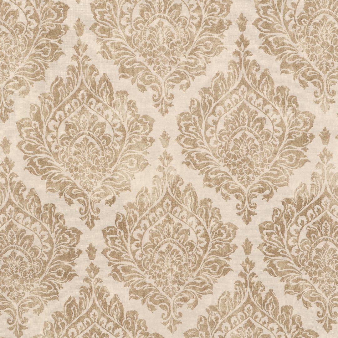 Serene Damask Gold Fabric