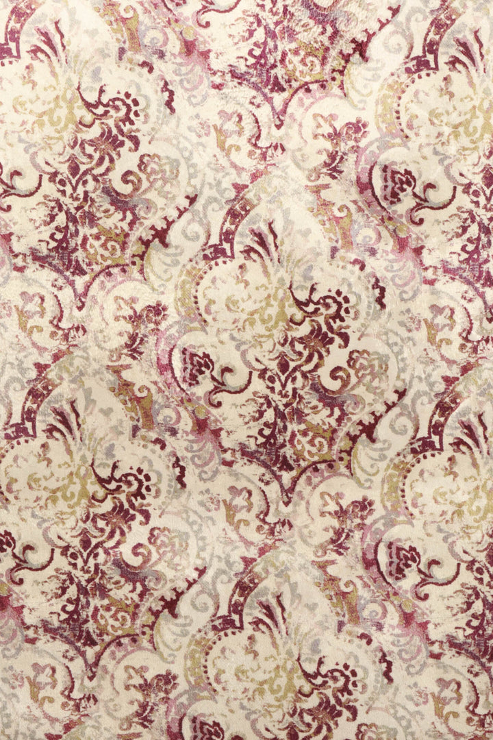 Damsel Mulberry Velvet Fabric