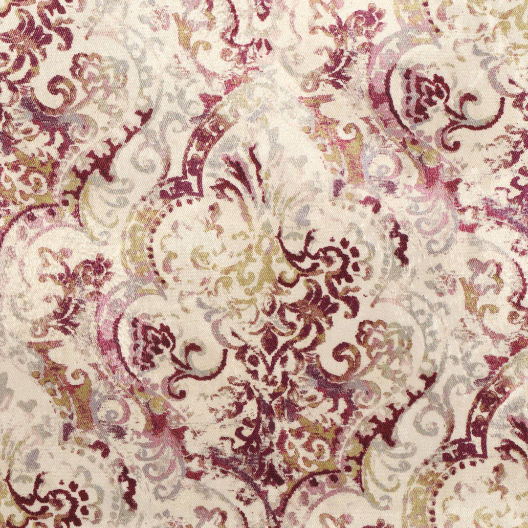 Damsel Mulberry Velvet Fabric