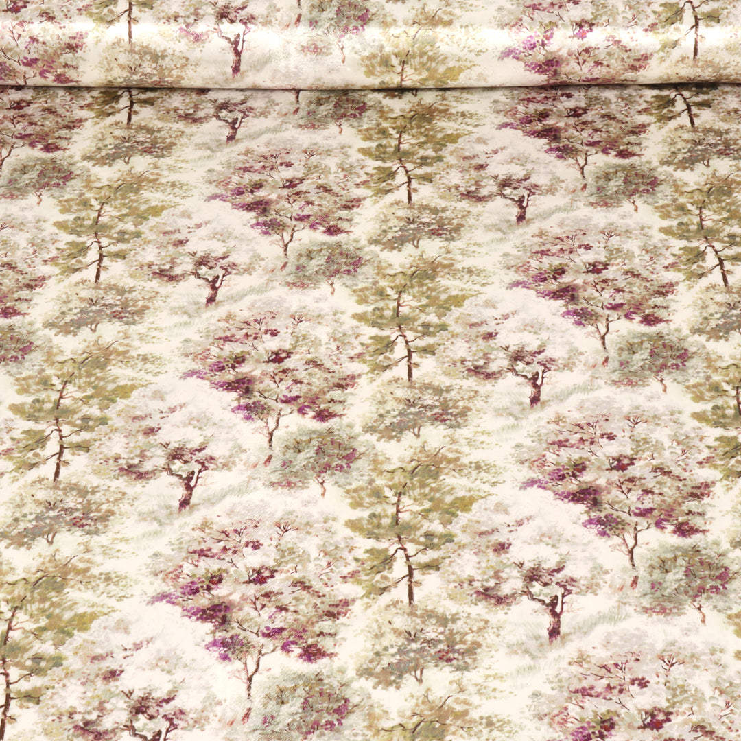 Wildwood Mulberry Velvet Fabric