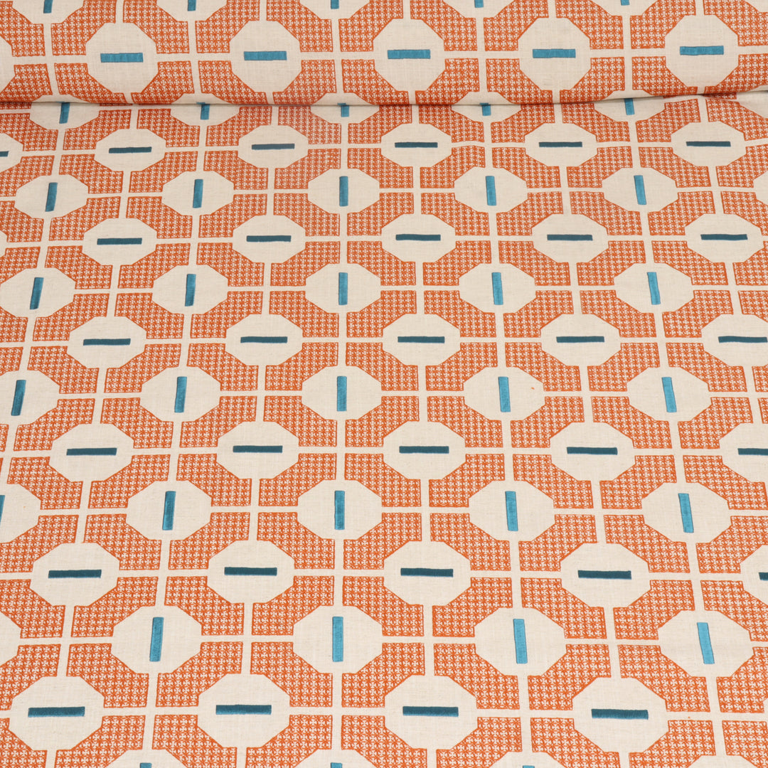 Rumba Orange Fabric