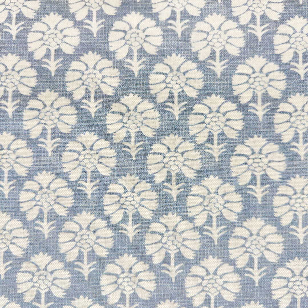 Cotswold Floral Monsoon Blue Fabric