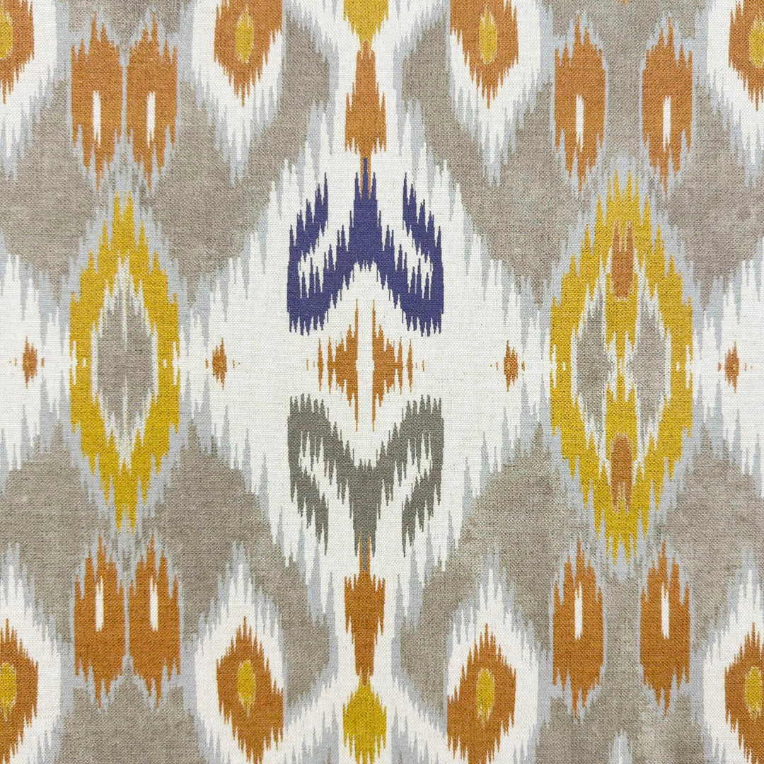 Zena Ikat Copper Fabric