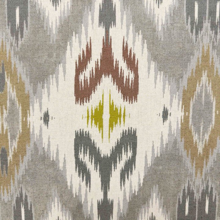 Zena Ikat Grey Fabric