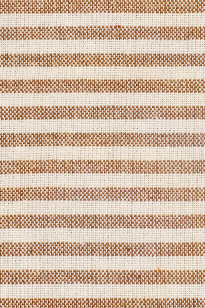 Newbury Stripe Brown Fabric