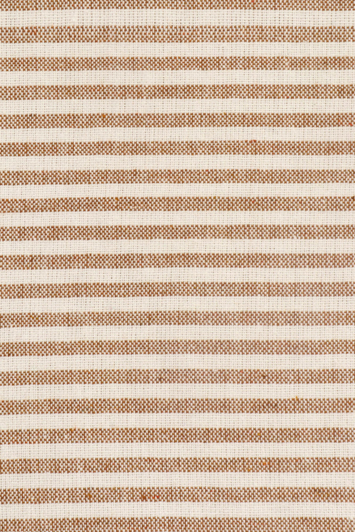 Newbury Stripe Brown Fabric