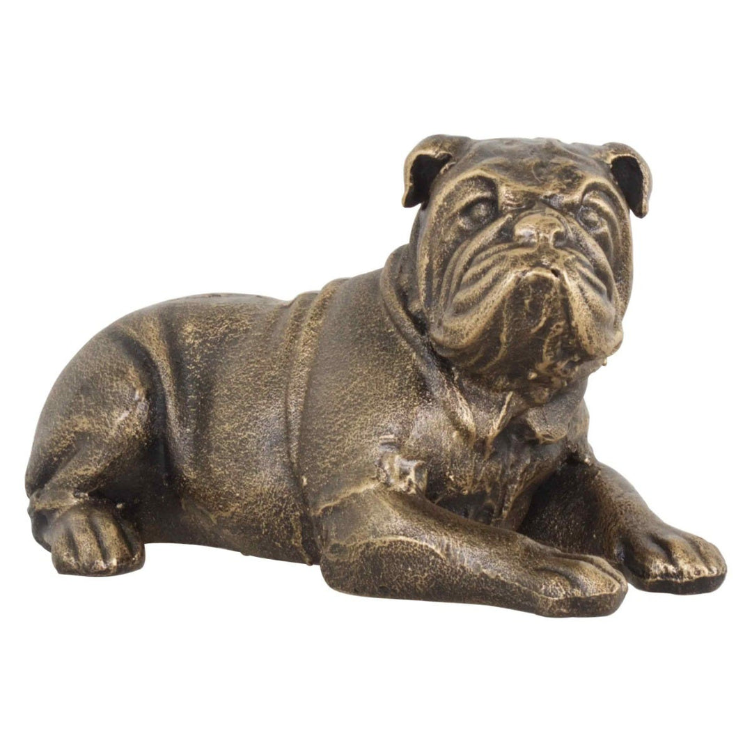 Antique Bronzed Bulldog Ornament