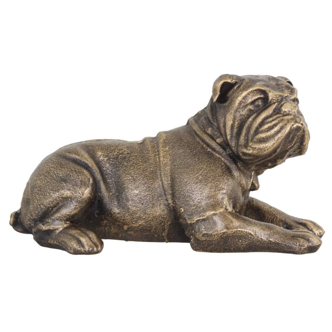 Antique Bronzed Bulldog Ornament