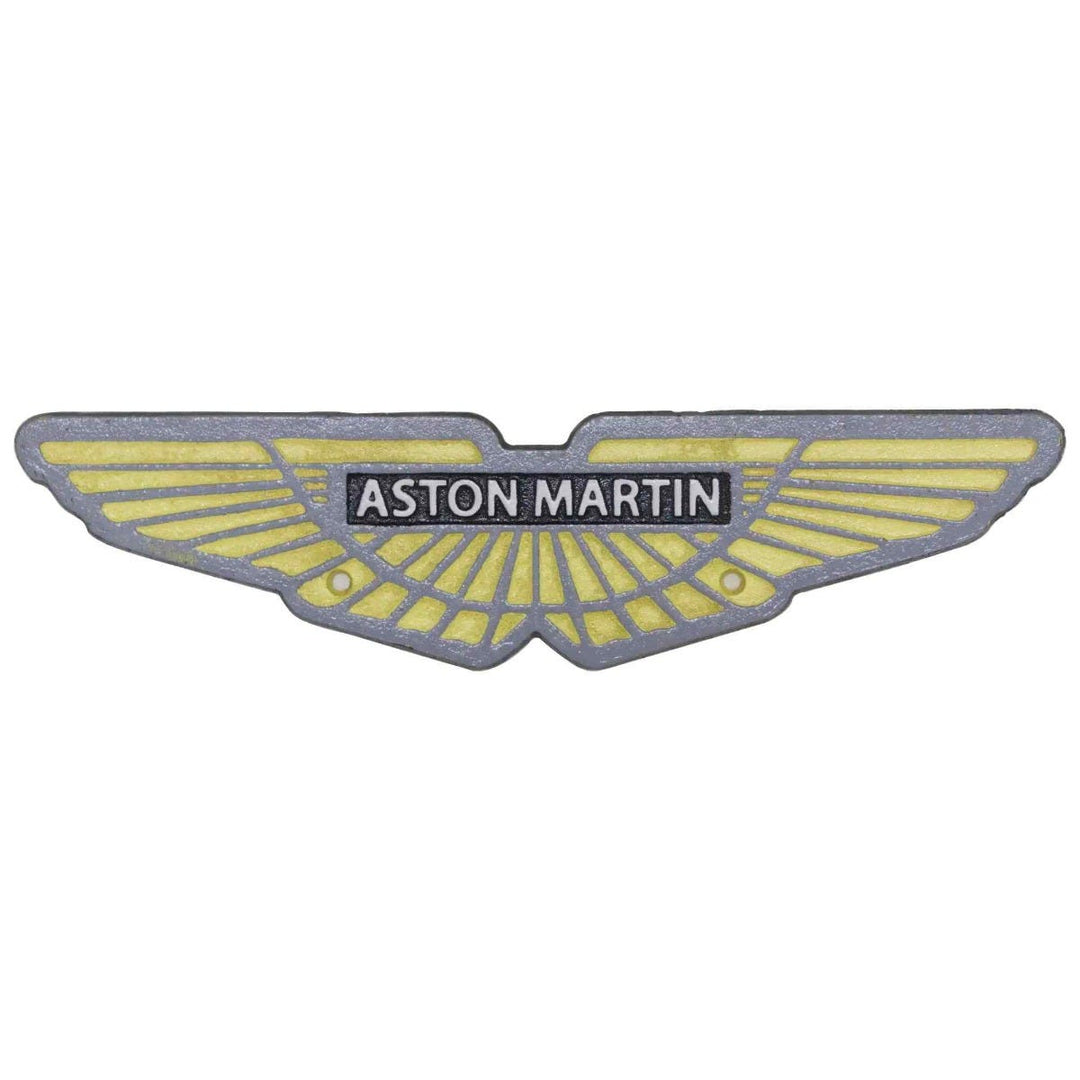 Aston Martin Cast Iron Wall Sign