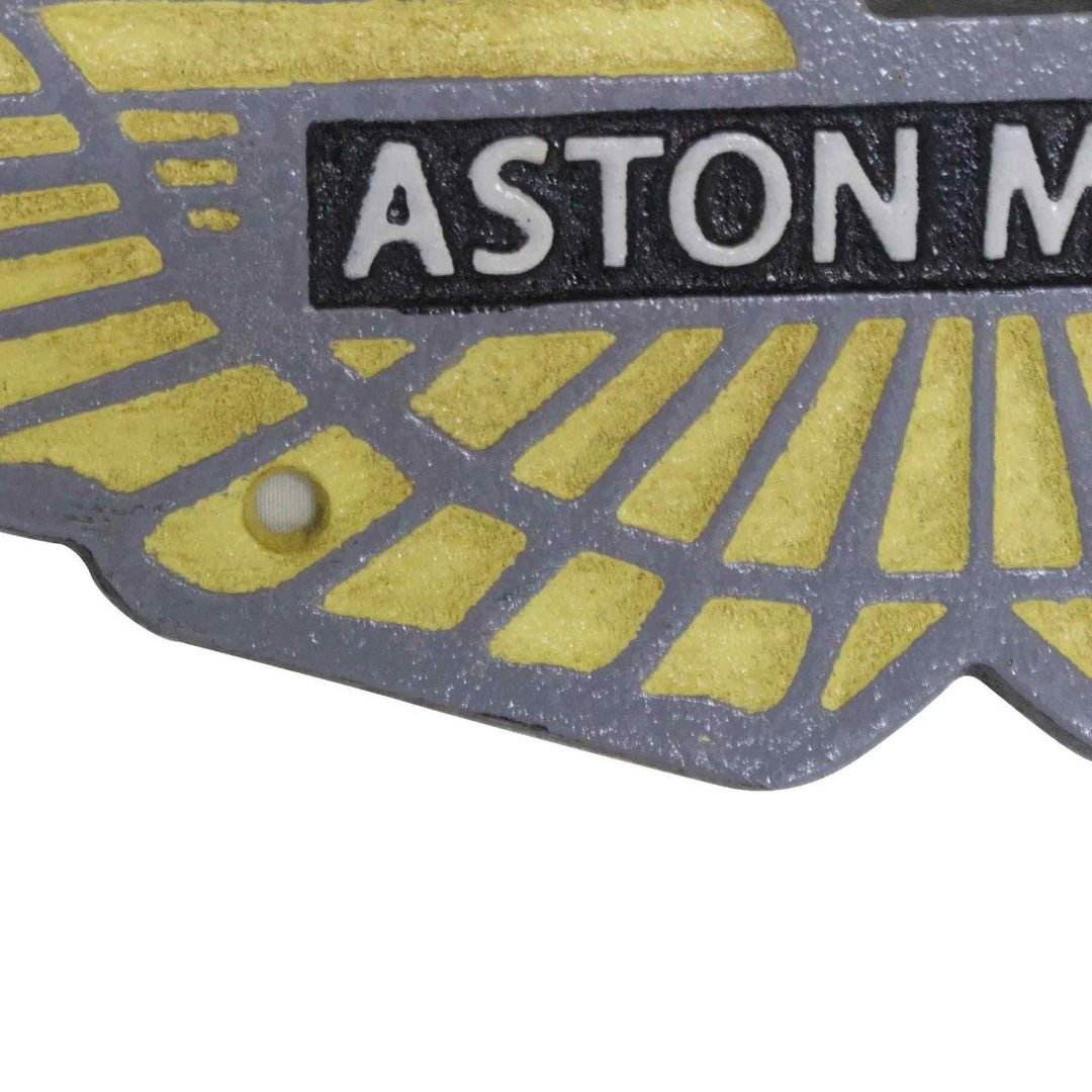 Aston Martin Cast Iron Wall Sign