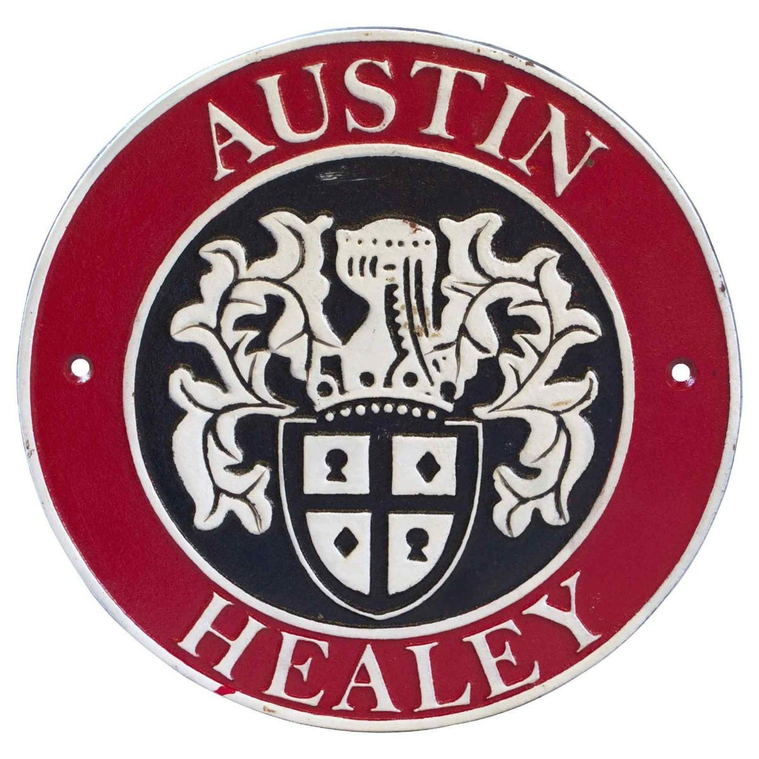 Austin Healey Cast Iron Wall Sign