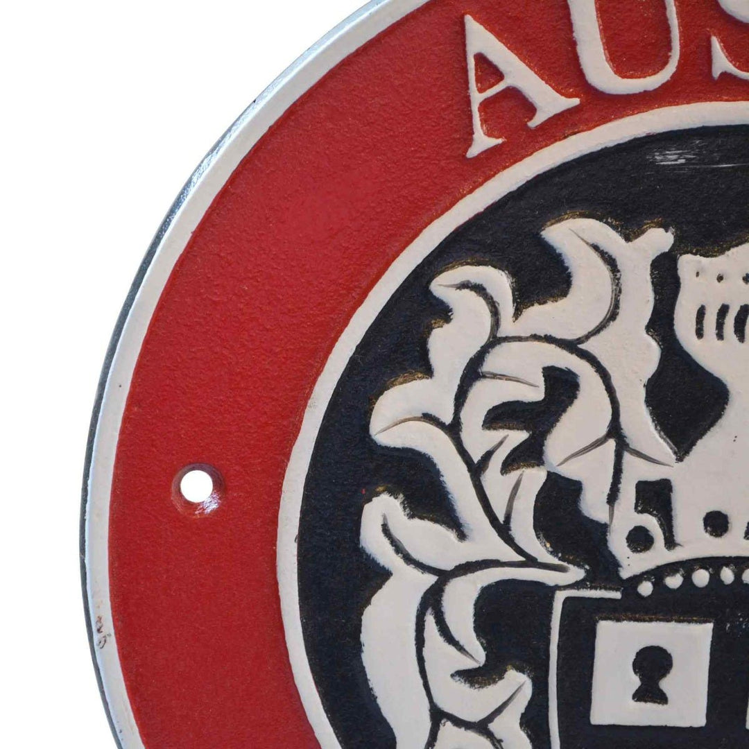 Austin Healey Cast Iron Wall Sign