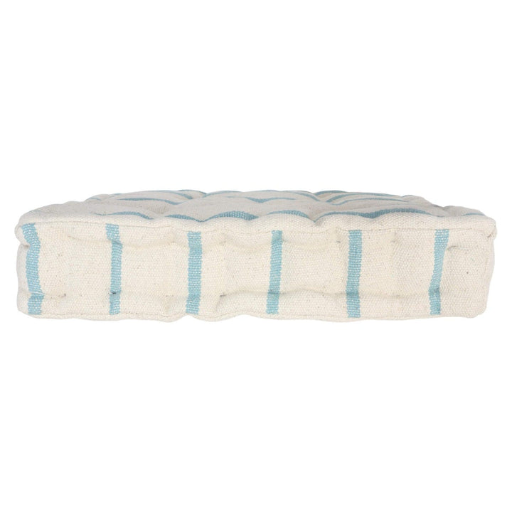 Austin Stripe Aqua Floor Cushion