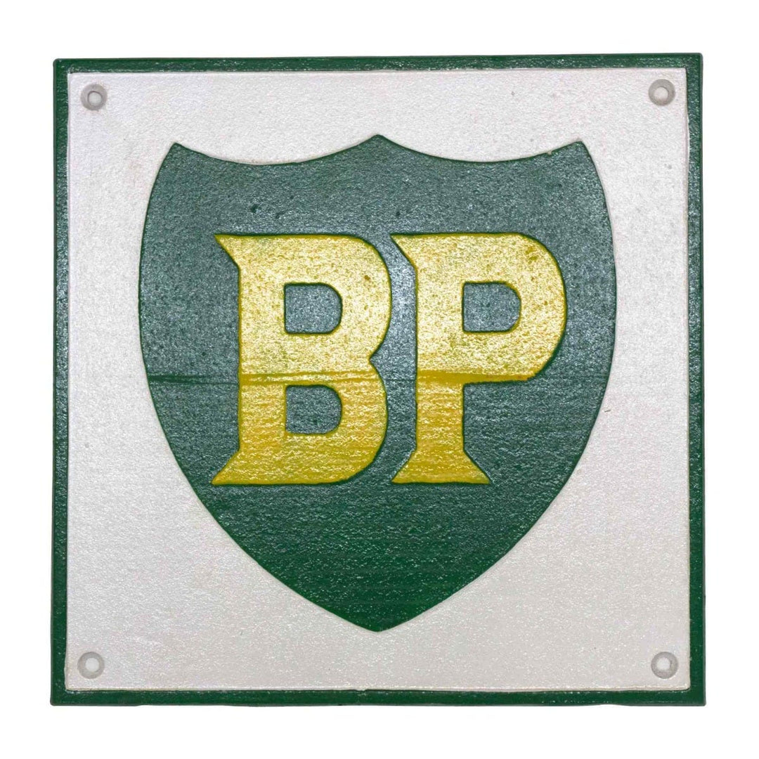 BP Cast Iron Wall Sign 26cm