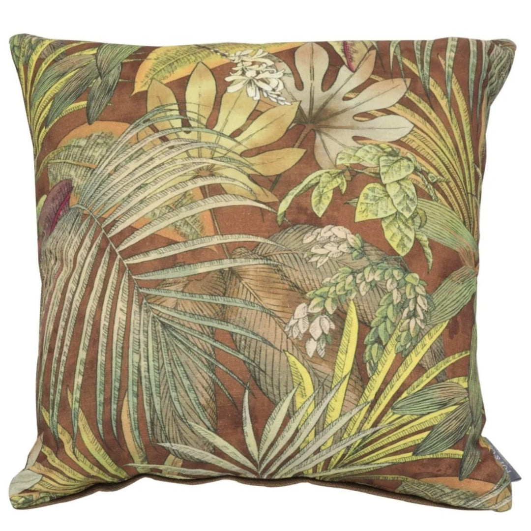 Waikiki Palms Brown / Green Cushion