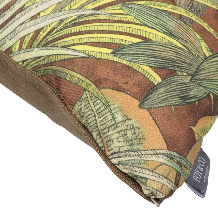 Waikiki Palms Brown / Green Cushion