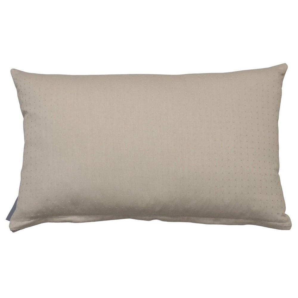 Flourish Feather Embroidered Oblong Cushion