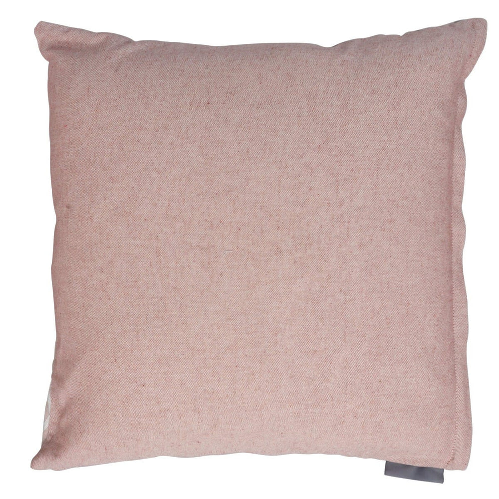 Florence Geometric Embroidered Pink Cushion