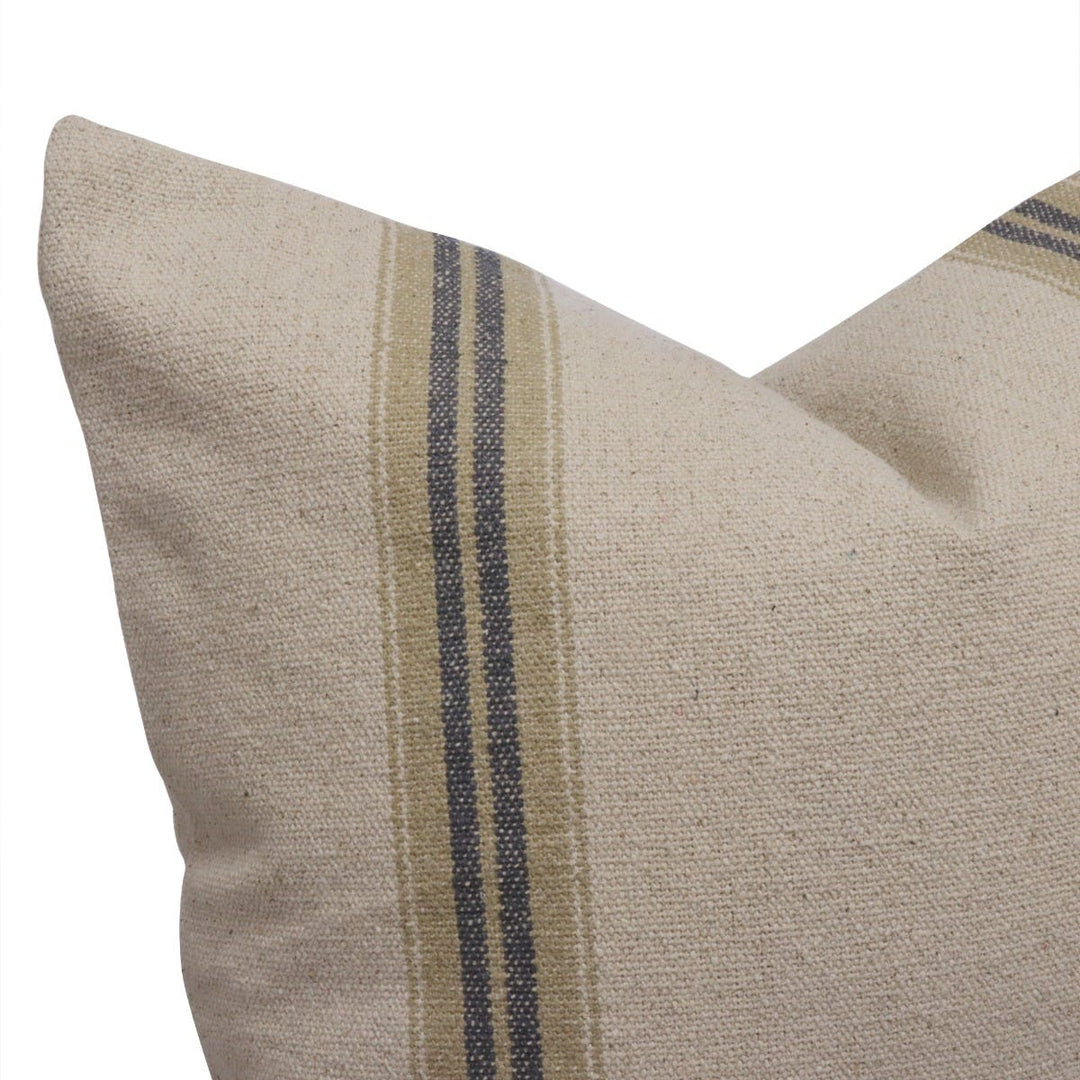 Donan Stripe Grey Cushion