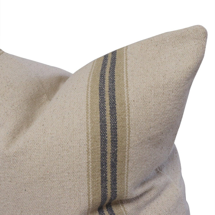 Donan Stripe Grey Cushion