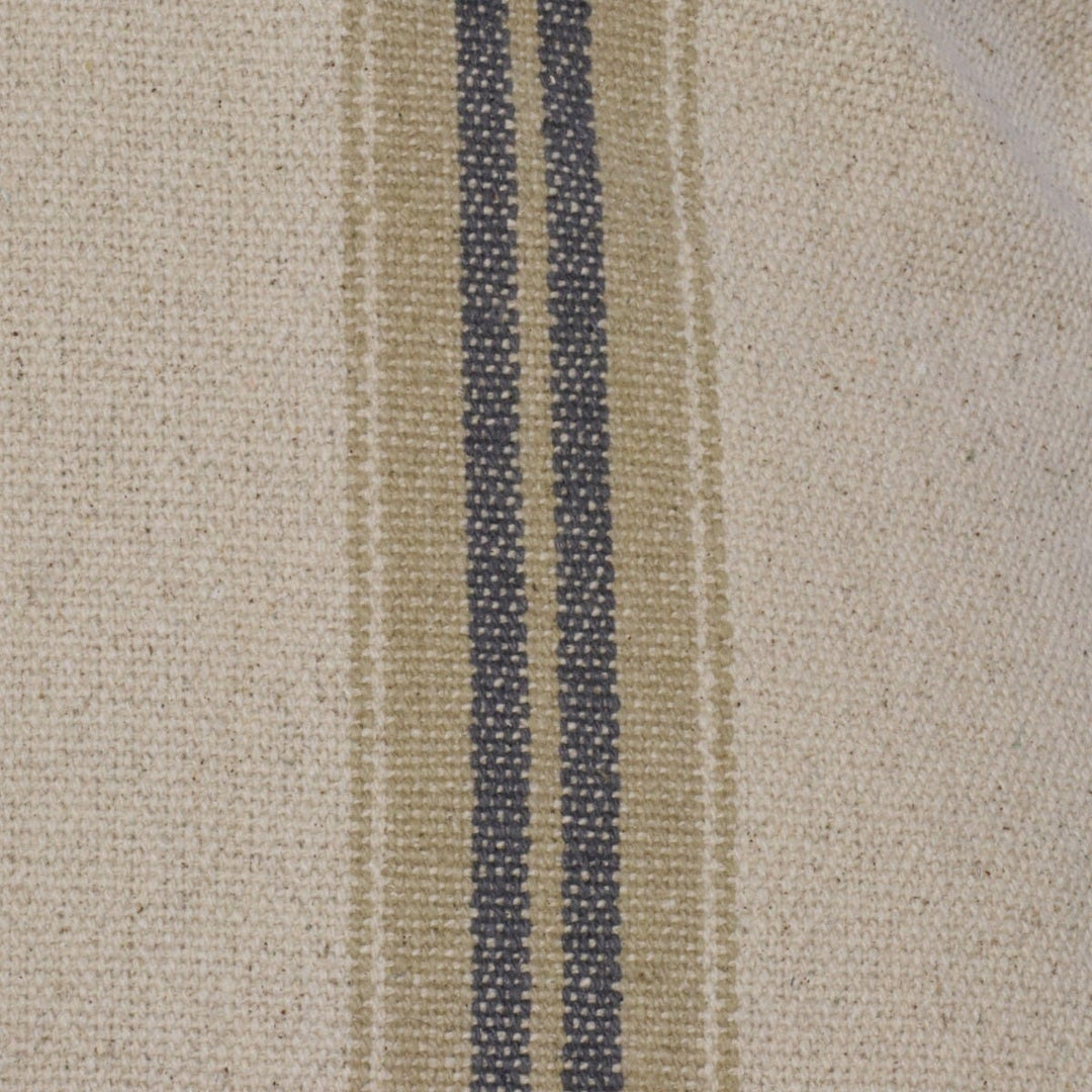 Donan Stripe Grey Cushion