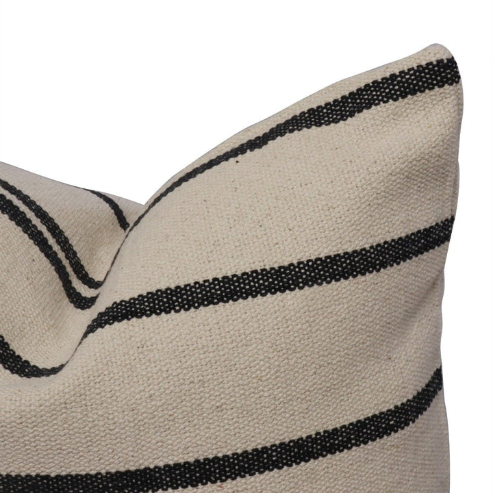 Austin Stripe Charcoal Cushion