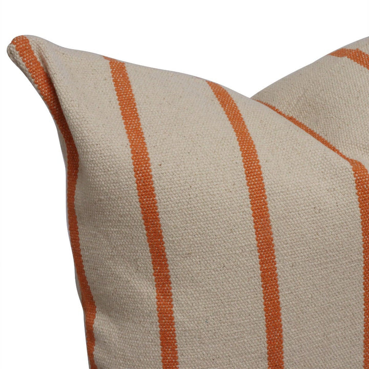 Austin Stripe Orange Cushion